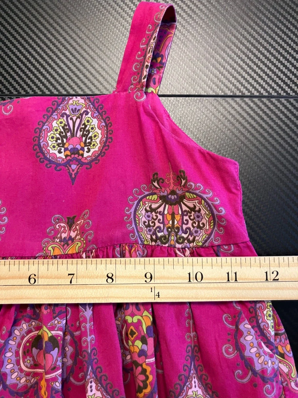 GAP Fuchsia Paisley-Print Sundress